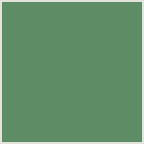 5E8C65 Hex Color Image (GREEN, SPRING LEAVES)