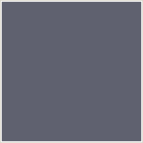 5F616F Hex Color Image (BLUE, MID GRAY)