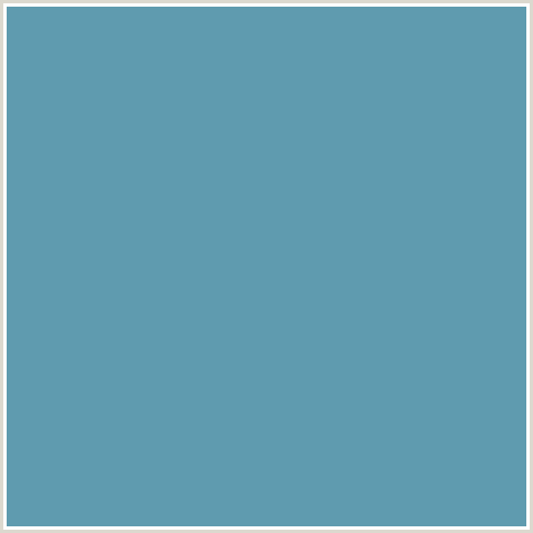 5F9BAF Hex Color Image (HIPPIE BLUE, LIGHT BLUE, TEAL)
