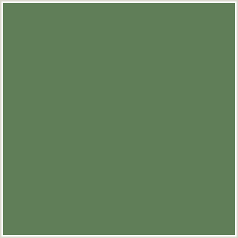 607E58 Hex Color Image (GLADE GREEN, GREEN)