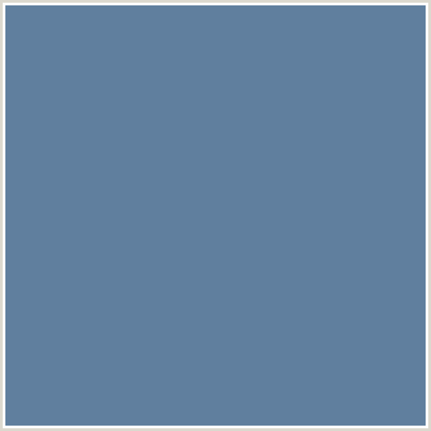 607F9E Hex Color Image (BLUE, HOKI)