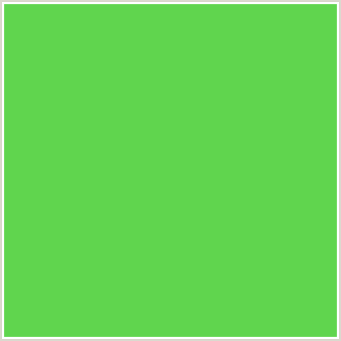 60D54E Hex Color Image (GREEN, PASTEL GREEN)