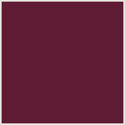 611C35 Hex Color Image (RED, WINE BERRY)
