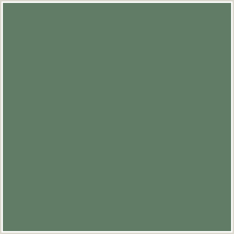 617C66 Hex Color Image (GLADE GREEN, GREEN)