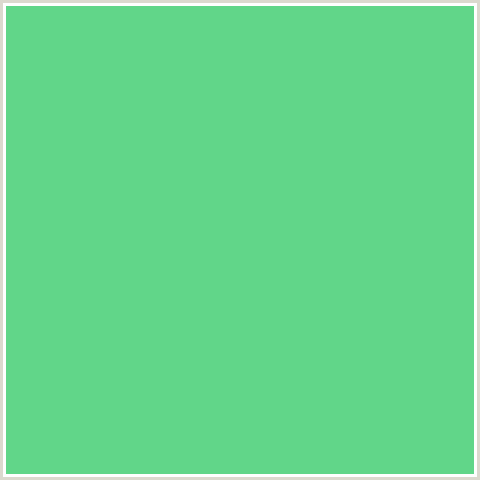 61D689 Hex Color Image (GREEN BLUE, PASTEL GREEN)