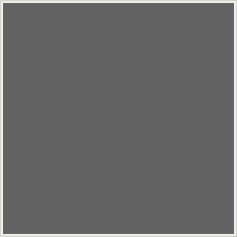 626262 Hex Color Image (DOVE GRAY, GRAY, GREY)