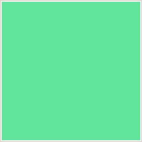 62E39C Hex Color Image (GREEN BLUE, PASTEL GREEN)