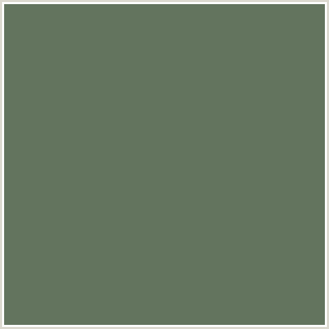 63745E Hex Color Image (GREEN, WILLOW GROVE)