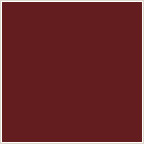 641D1E Hex Color Image (PERSIAN PLUM, RED)