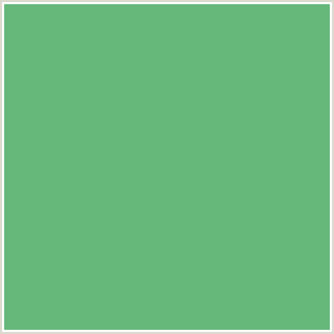 65B87A Hex Color Image (FERN, GREEN)
