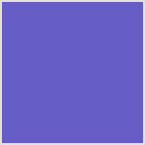 665EC7 Hex Color Image (BLUE, BLUE MARGUERITE)