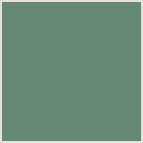 668877 Hex Color Image (GREEN BLUE, VIRIDIAN GREEN)