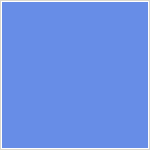 678DE7 Hex Color Image (BLUE, CORNFLOWER BLUE)