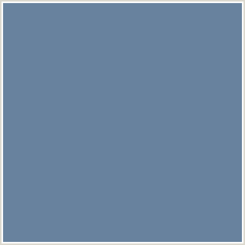 68829E Hex Color Image (BLUE, HOKI)