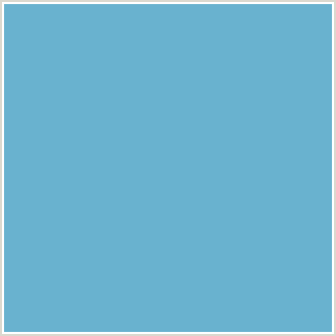 69B2CF Hex Color Image (DANUBE, LIGHT BLUE, TEAL)
