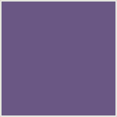 6A5784 Hex Color Image (BLUE VIOLET, RUM)