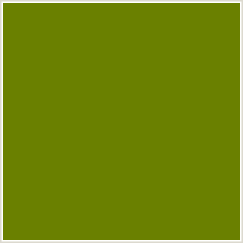 6A8000 Hex Color Image (GREEN YELLOW, OLIVE)