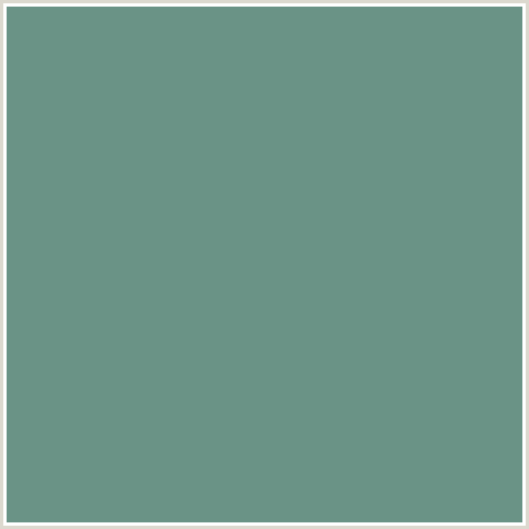 6A9386 Hex Color Image (BLUE GREEN, JUNIPER)