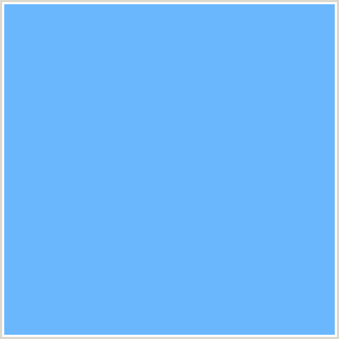 6AB7FE Hex Color Image (BLUE, MALIBU)