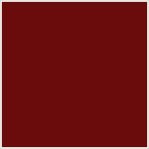6B0C0C Hex Color Image (DARK TAN, RED)