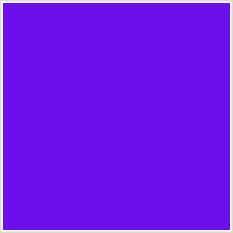 6B10EB Hex Color Image (BLUE VIOLET, ELECTRIC VIOLET)
