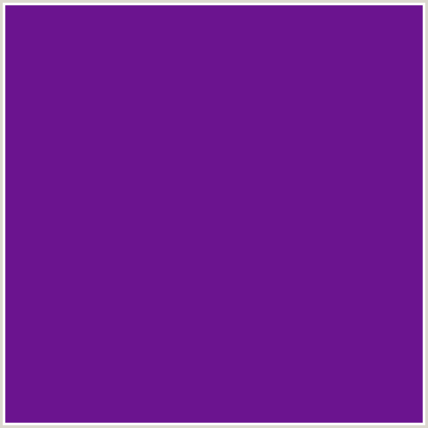 6B148F Hex Color Image (PURPLE, SEANCE, VIOLET)