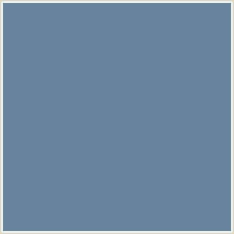 6B849D Hex Color Image (BLUE, LYNCH)