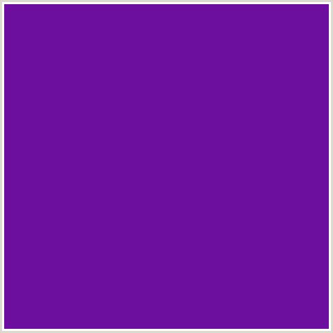 6C0E9E Hex Color Image (PURPLE, VIOLET BLUE)