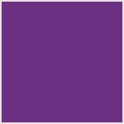 6C3082 Hex Color Image (EMINENCE, PURPLE, VIOLET)