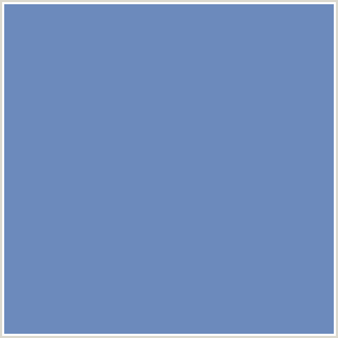 6C8ABC Hex Color Image (BLUE, SHIP COVE)