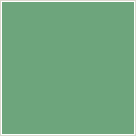 6DA57C Hex Color Image (AQUA FOREST, GREEN)