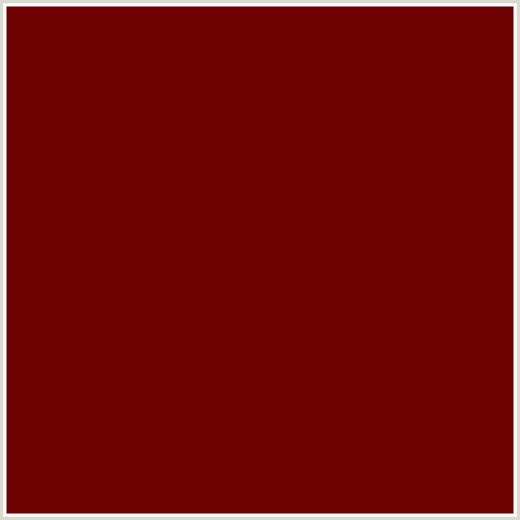 6E0000 Hex Color Image (LONESTAR, RED)