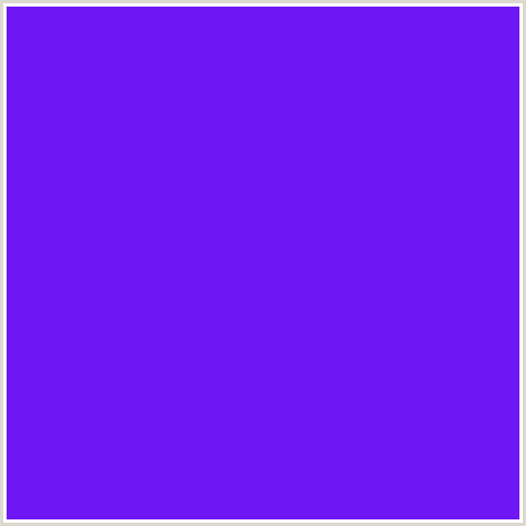 6F18F5 Hex Color Image (BLUE VIOLET, ELECTRIC VIOLET)