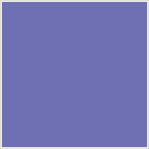 6F6FB3 Hex Color Image (BLUE, DELUGE)