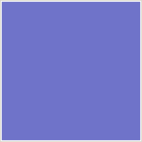 6F73C9 Hex Color Image (BLUE, BLUE MARGUERITE)