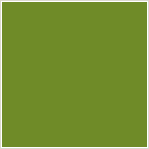 6F8B28 Hex Color Image (GREEN YELLOW, WASABI)