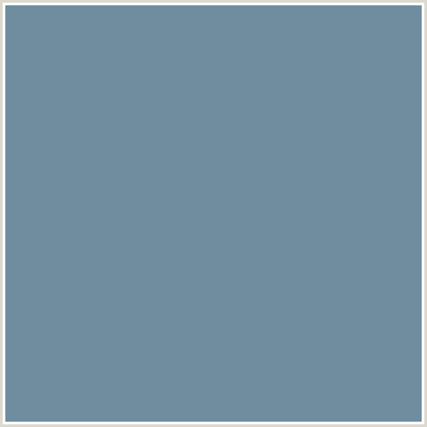 6F8D9F Hex Color Image (BLUE, GOTHIC)