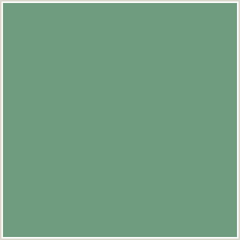 6F9C7E Hex Color Image (GREEN BLUE, OXLEY)