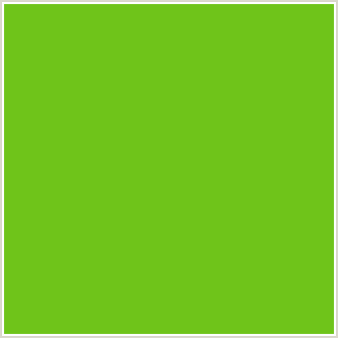 6FC41A Hex Color Image (GREEN, LIMA)