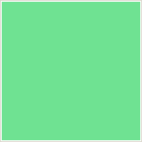 6FE292 Hex Color Image (GREEN, PASTEL GREEN)