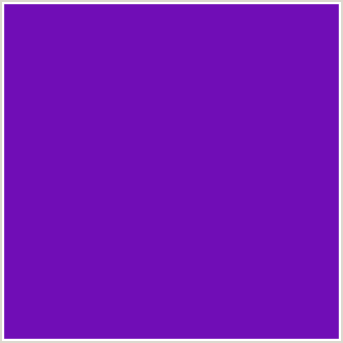700DB6 Hex Color Image (PURPLE, VIOLET BLUE)