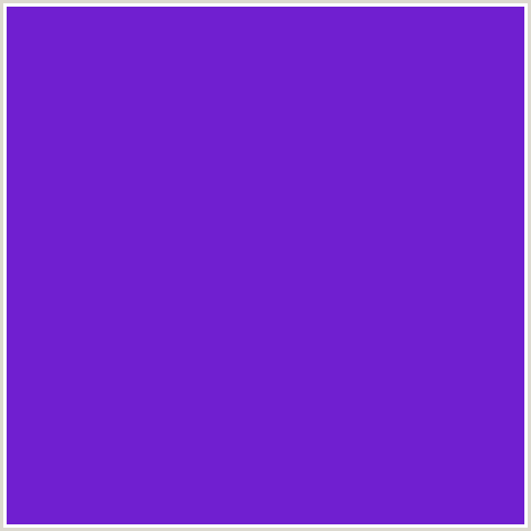 701FD0 Hex Color Image (BLUE VIOLET, PURPLE HEART)