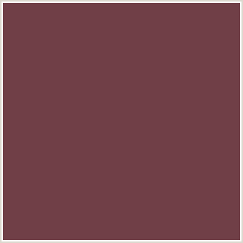 703F47 Hex Color Image (CRIMSON, EGGPLANT, MAROON, RED)