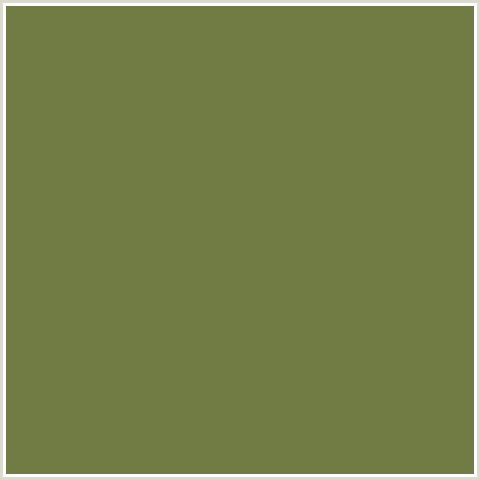 707C43 Hex Color Image (DINGLEY, GREEN YELLOW)