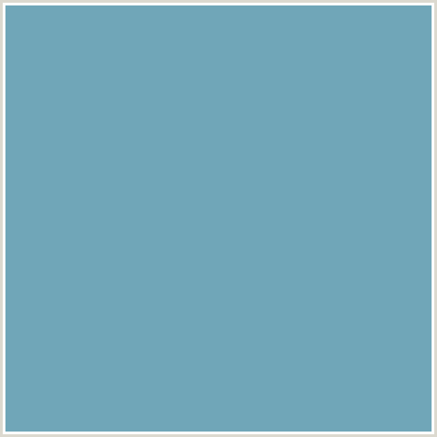 70A6B8 Hex Color Image (LIGHT BLUE, NEPTUNE)
