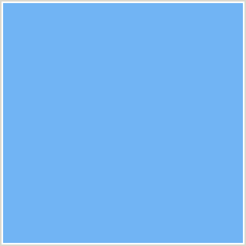 71B4F4 Hex Color Image (BLUE, MALIBU)