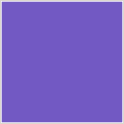 7259C3 Hex Color Image (BLUE VIOLET, FUCHSIA BLUE)
