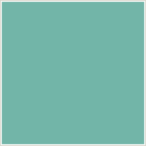 72B5A8 Hex Color Image (ACAPULCO, BLUE GREEN)