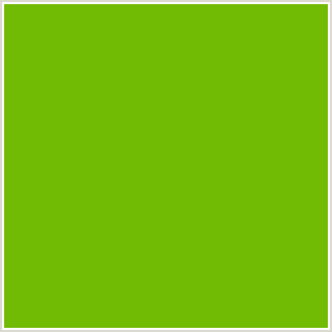 72BB04 Hex Color Image (GREEN YELLOW, LIMEADE)