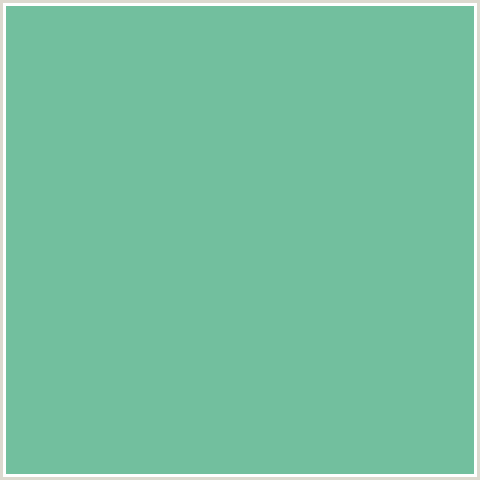 72BF9E Hex Color Image (GREEN BLUE, SILVER TREE)